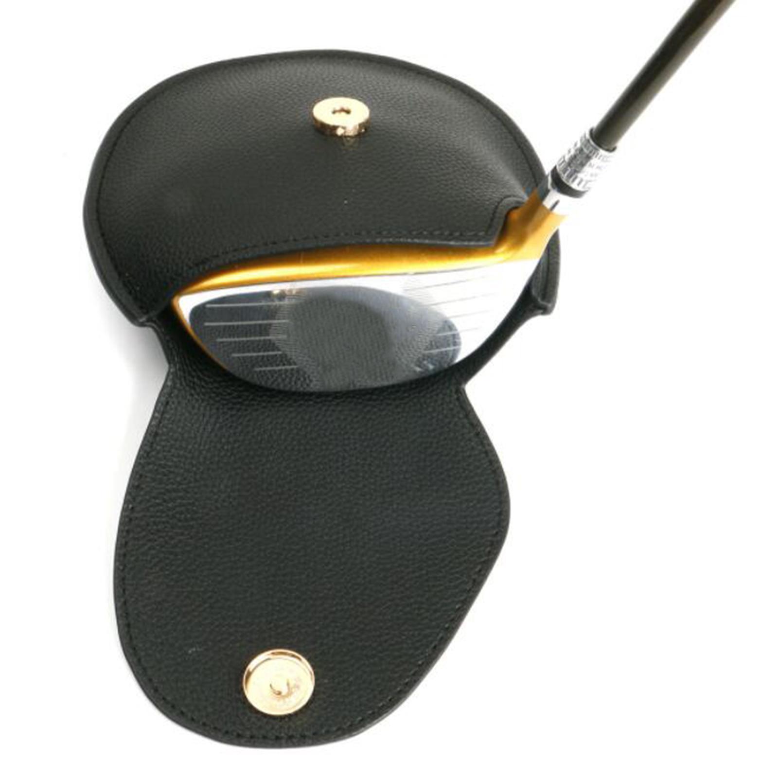 2Pcs Golf Mallet Putter Head Cover Bag Golf Putter Headcover