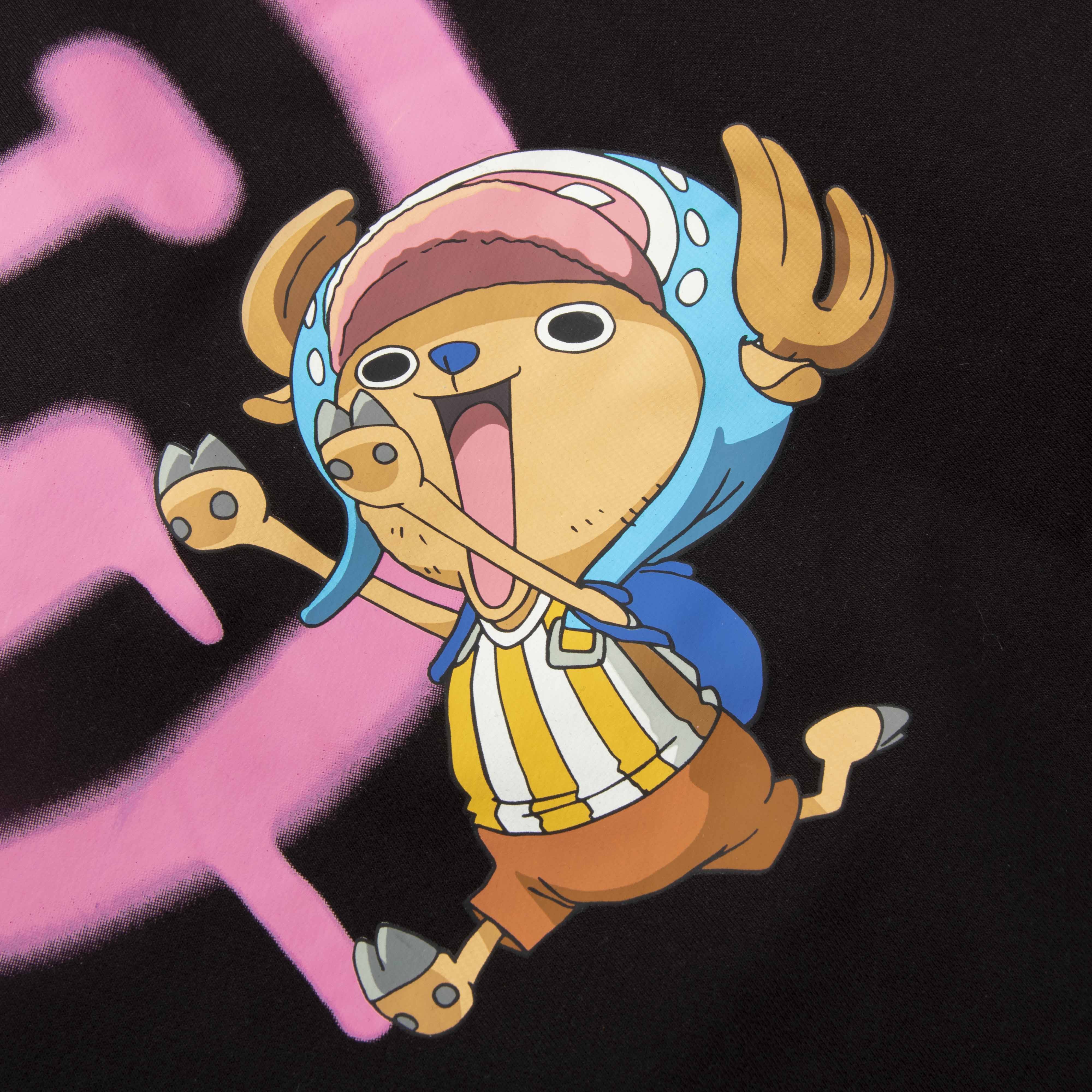 Áo Khoác DirtyCoins x One Piece Chopper Hoodie - Black