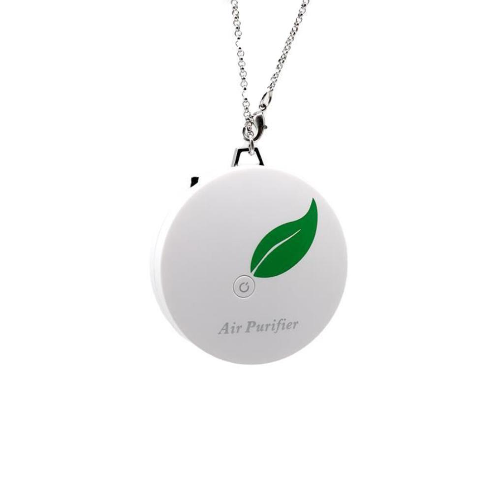 Portable Wearable Necklace Air Purifier Negative Ion Generator