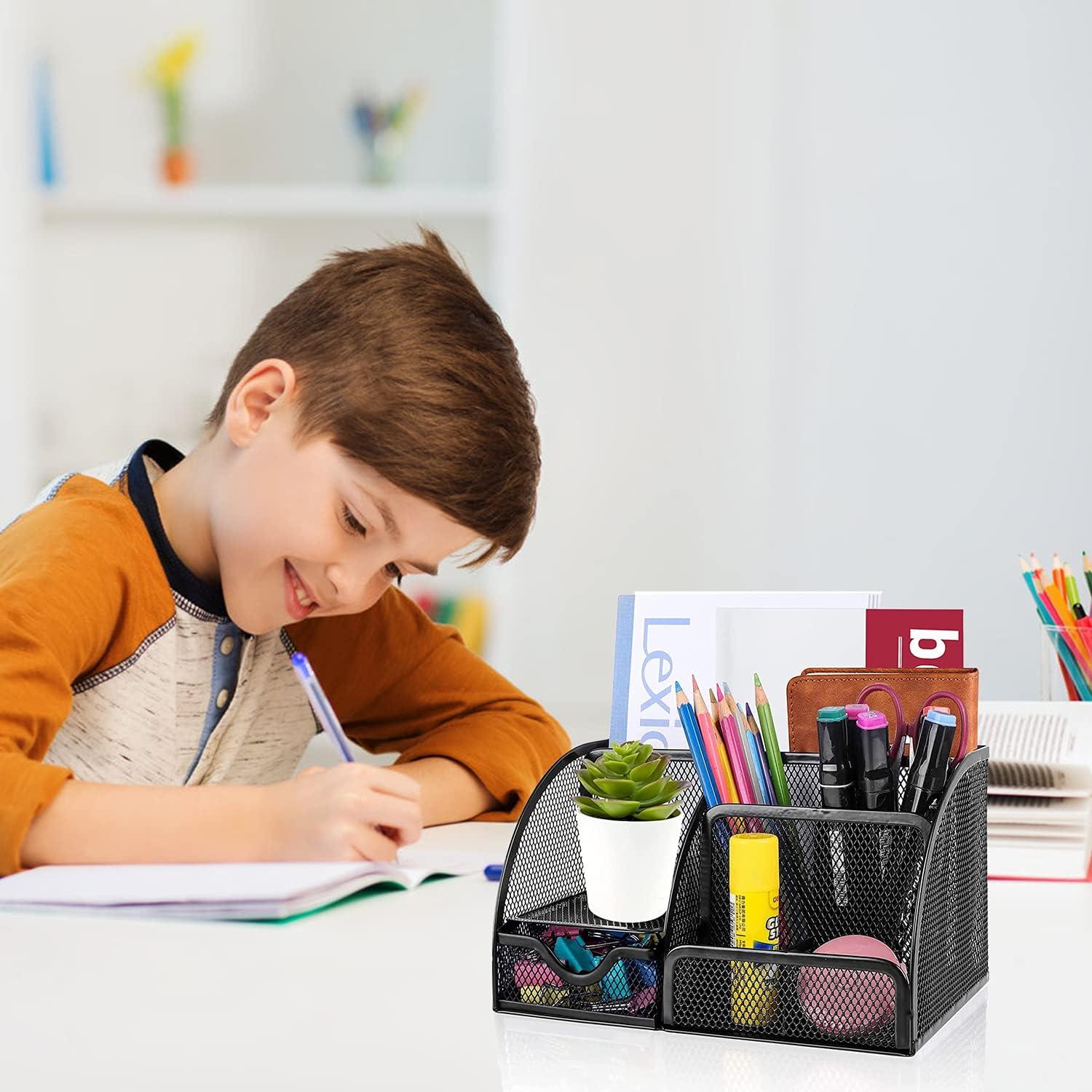Hộp Sắp Xếp Bàn Làm Việc, Hộp Sắp Xếp Bàn Làm Việc, Hộp Sắp Xếp Bàn Làm Việc Dạng Lưới, Hộp Lưu Trữ Bàn Có Ngăn Kéo Nhỏ, Thích Hợp Cho Gia Đình/Trường Học/Văn Phòng