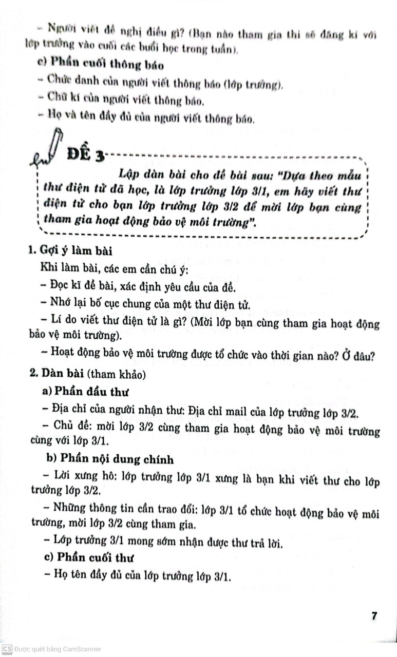 Dàn Bài Tập Làm Văn 3 ( Theo Chương Trình GDPT Mới )