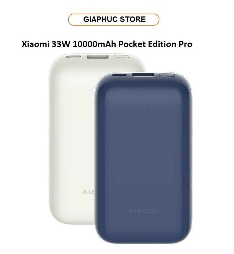 Pin sạc dự phòng Xiaomi 33W 10000mAh Pocket Edition Pro - Hàng Chính Hãng