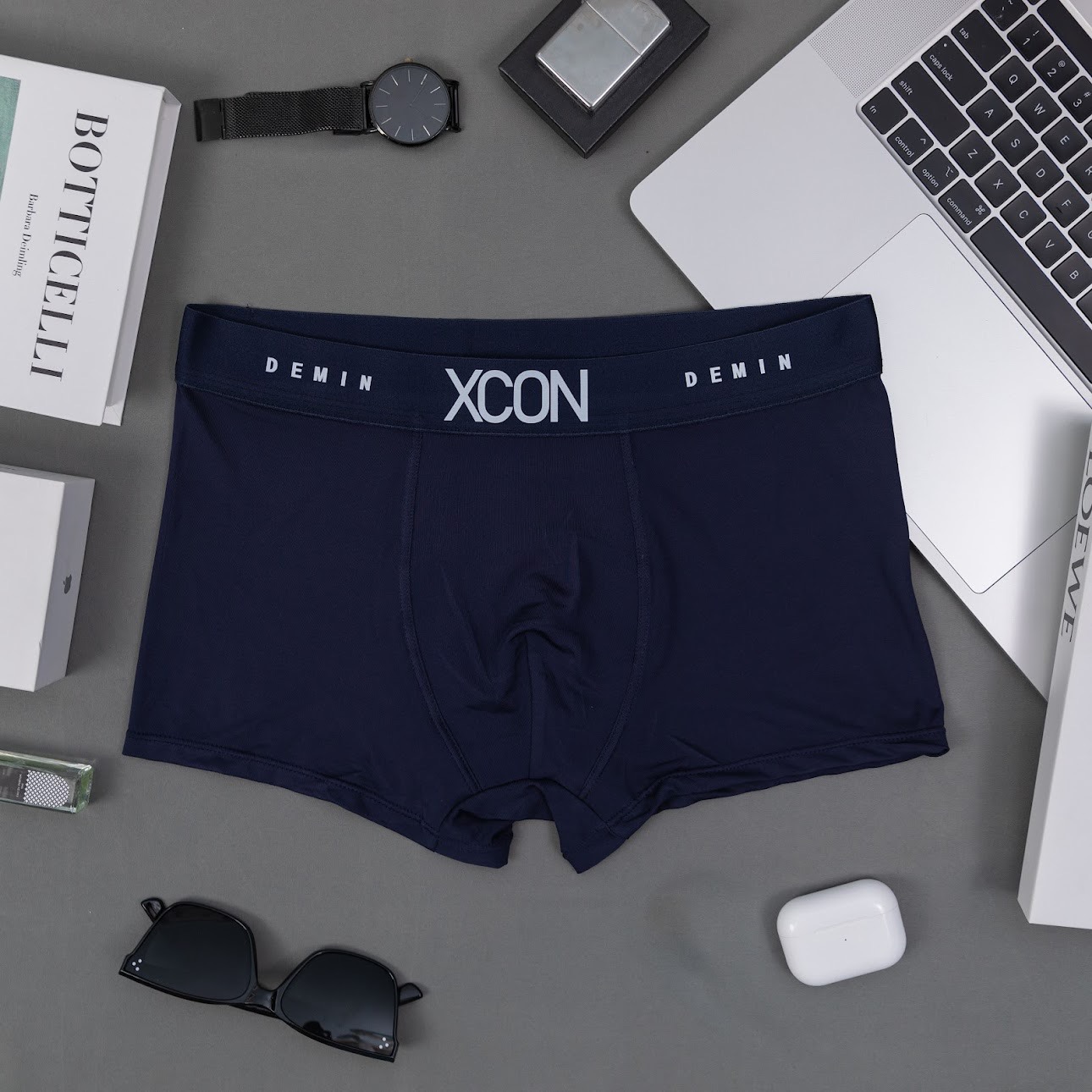 Combo 4 Quần Lót Nam Boxer XCON cao cấp vải thun lạnh cao cấp, Quần Sịp Nam co dãn 4 chiều P1