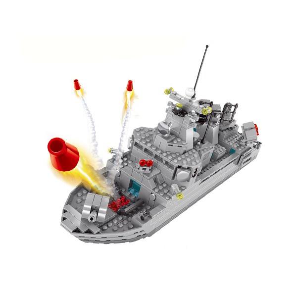 Lắp Ráp Ghép Hình Tàu Sân Bay Chiến Hạm, Hàng Cao Cấp Dài 38cm A281 4660