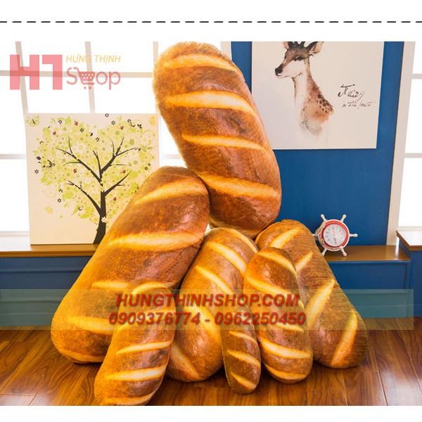 GỐI ÔM Ổ BÁNH MÌ 3D (70CM---&gt;100CM)