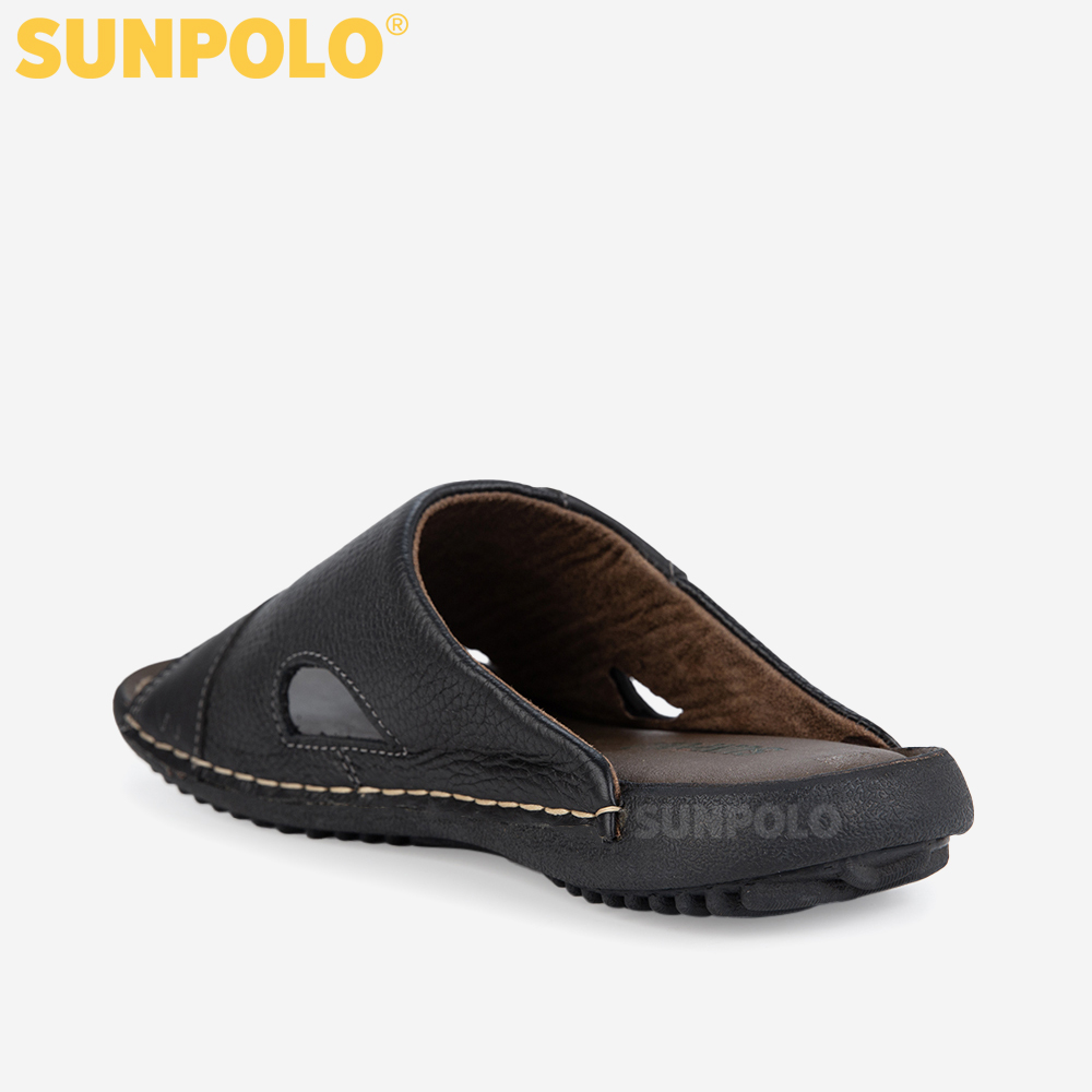 Dép Quai Ngang Nam Da Bò SUNPOLO SQND32