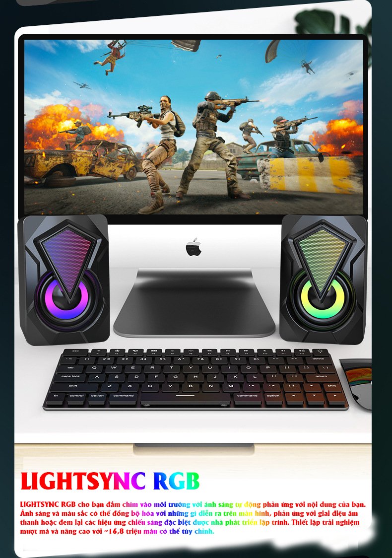 Loa OOE SUPER BASS 2021 Âm Thanh Vòm 3D Phiên Bản Đặc Biệt, Dùng Cho Máy Tính, Laptop, PC, Tivi - Hàng Chính Hãng