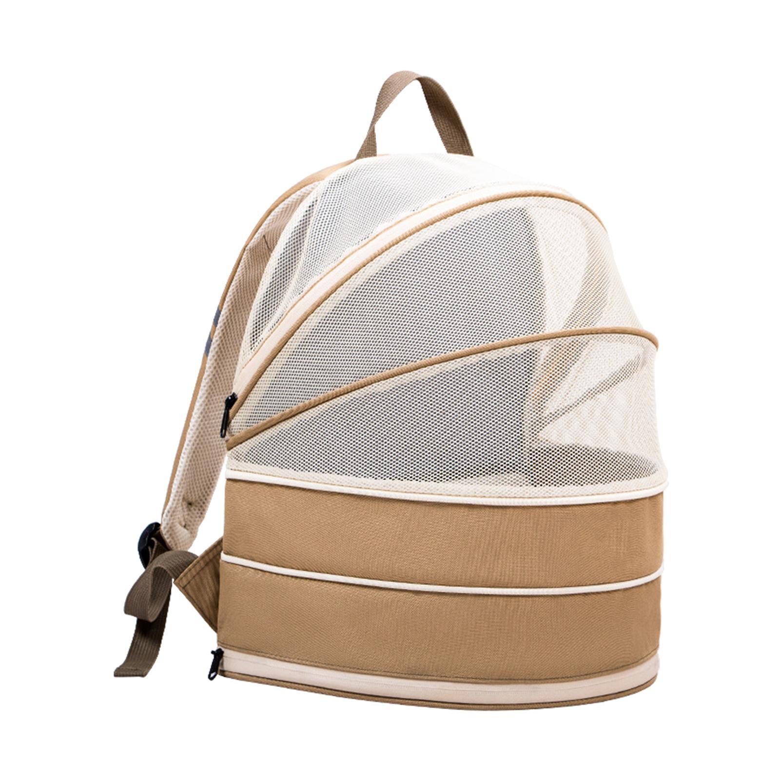 Pet Carrier Backpack Dog Cats Breathable Hiking Foldable Durable Travel Bag