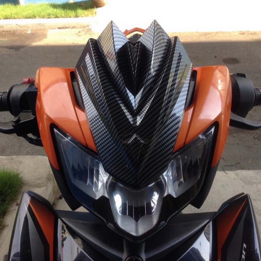 Ốp đầu cho xe EXCITER 2019 150CC MÀU CACBON)