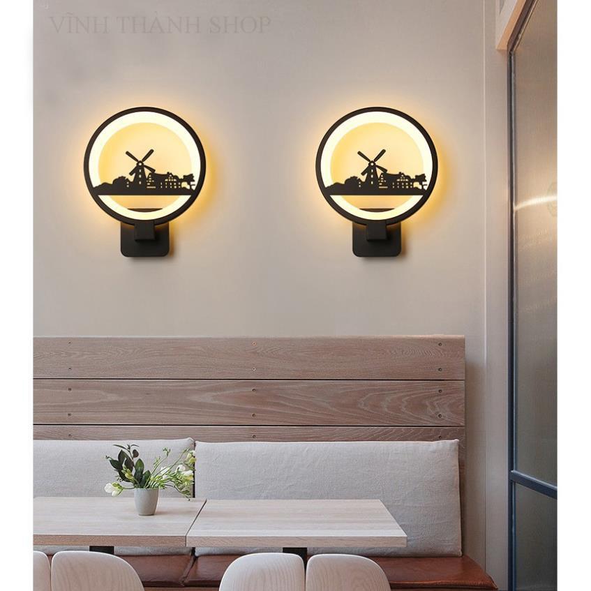 Đèn Trang Trí Treo Tường Led Có Tiểu Cảnh Đèn Gắn Tường Phòng Khách Phòng Ngủ