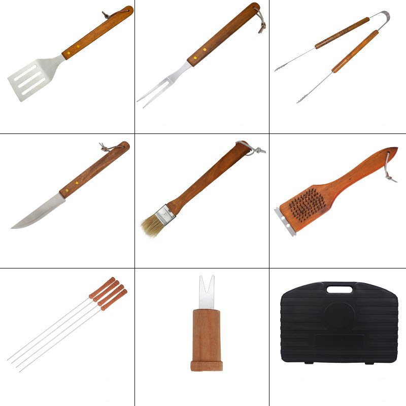 Bộ Dụng Cụ Nướng Mang Đi Du Lịch 19 chi tiết BBQ Toolkits 19pcs