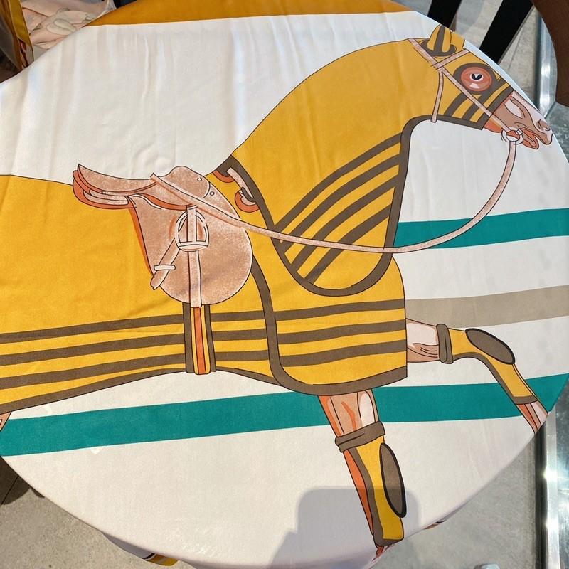 Khăn lụa vuông choàng cổ thanh lịch 90x90cm đa năng - Khăn turban