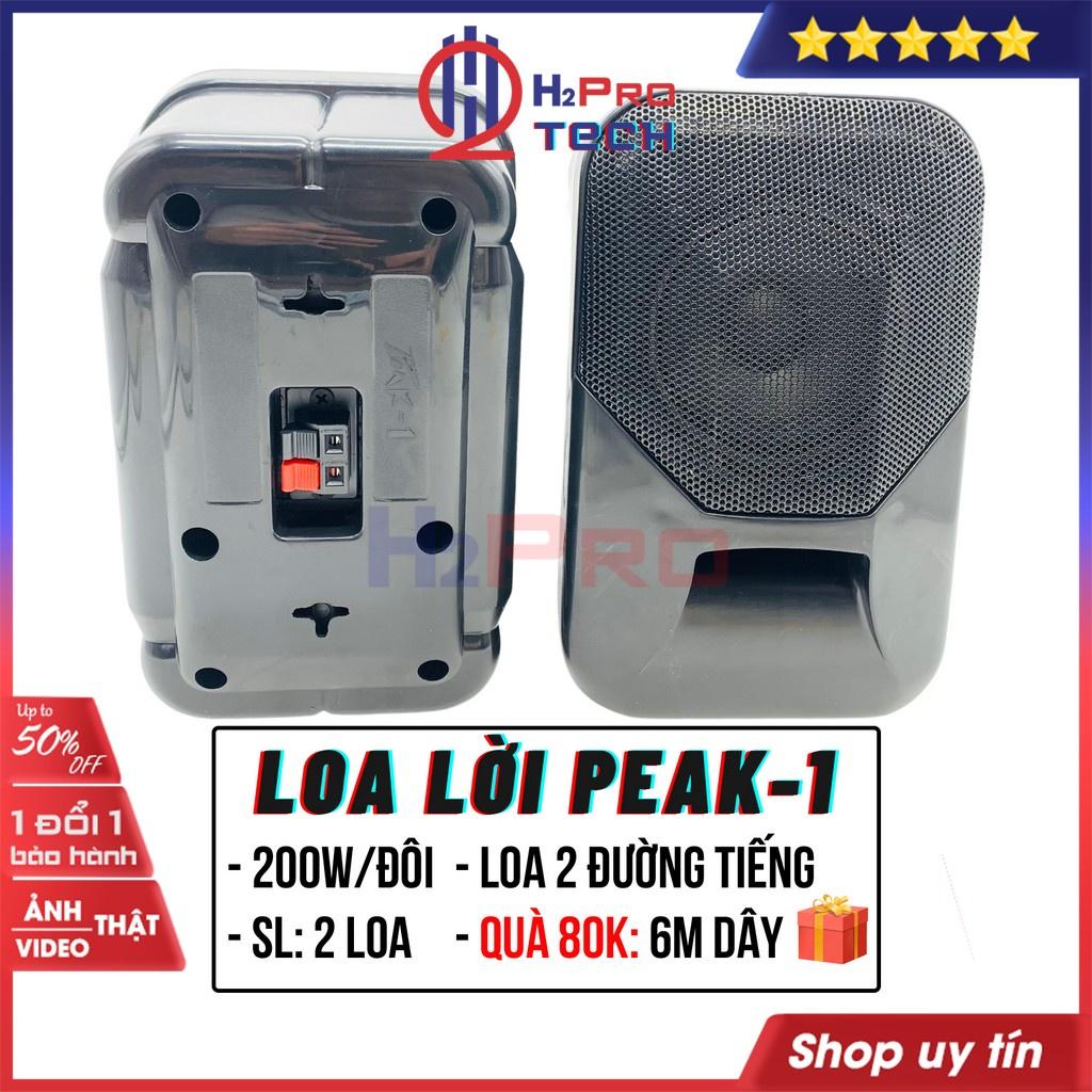 2 Loa Lời Karaoke, Loa Treo Tường Peak1 Bass 12 200W-8 Ôm, Nghe Hay, Dùng Cho Quán Cafe, Nhà Hàng-Tặng 6M Dây-H2Pro Tech