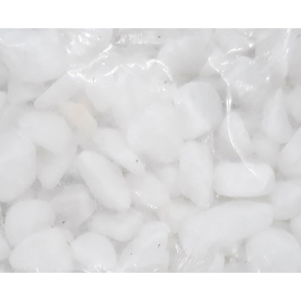 Bịch Sỏi Trắng Viên Vừa 1kg Trang Trí Hồ Cá - Phụ Kiện Bể Cá