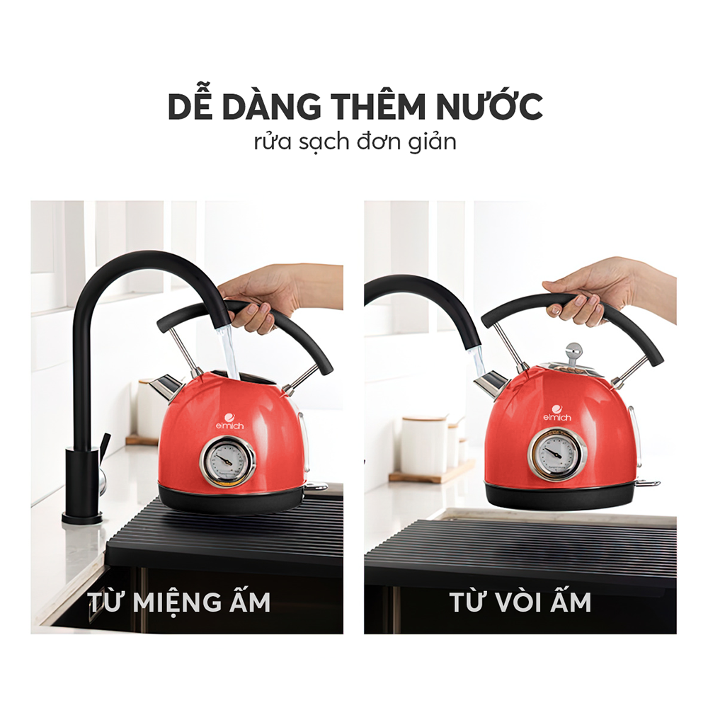 Ấm đun siêu tốc Elmich KEE-1776 - Hàng Chính Hãng