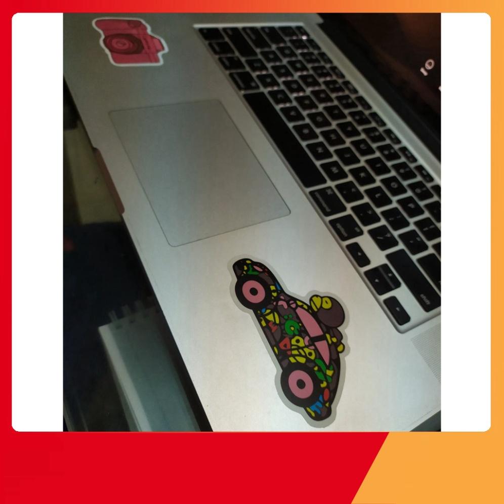 Bộ 50 sticker đen và trắng black white stickers HarrLey Daavidson tô điểm Vali Laptop Mũ bảo đảm xe gắn máy xe