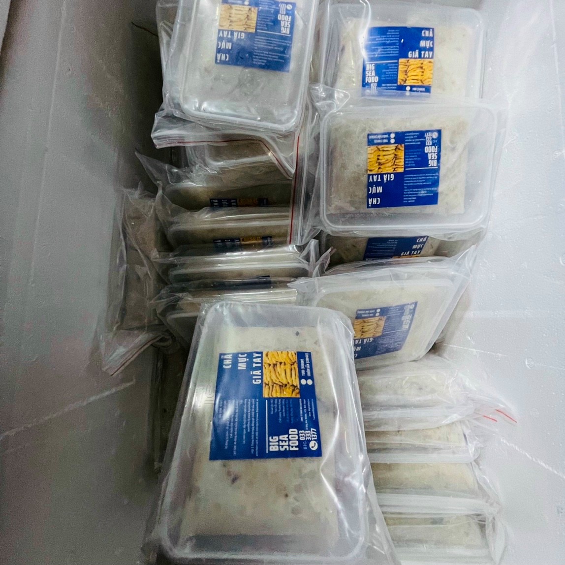 Chả mực tươi giã tay