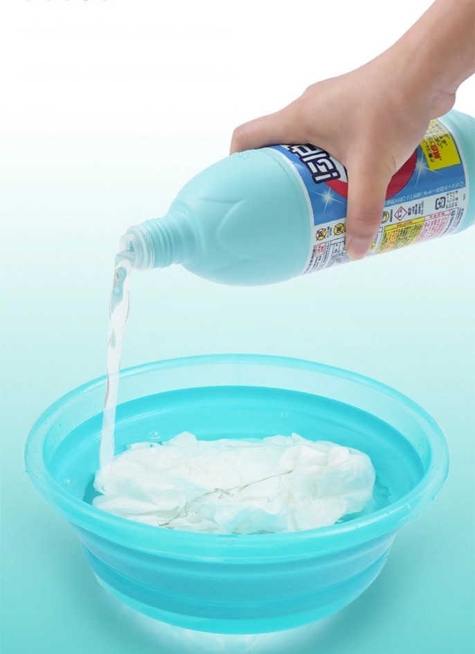 Combo 02 chai Nước tẩy trắng không màu, không mùi Rocket 600ml - Nội địa Nhật Bản