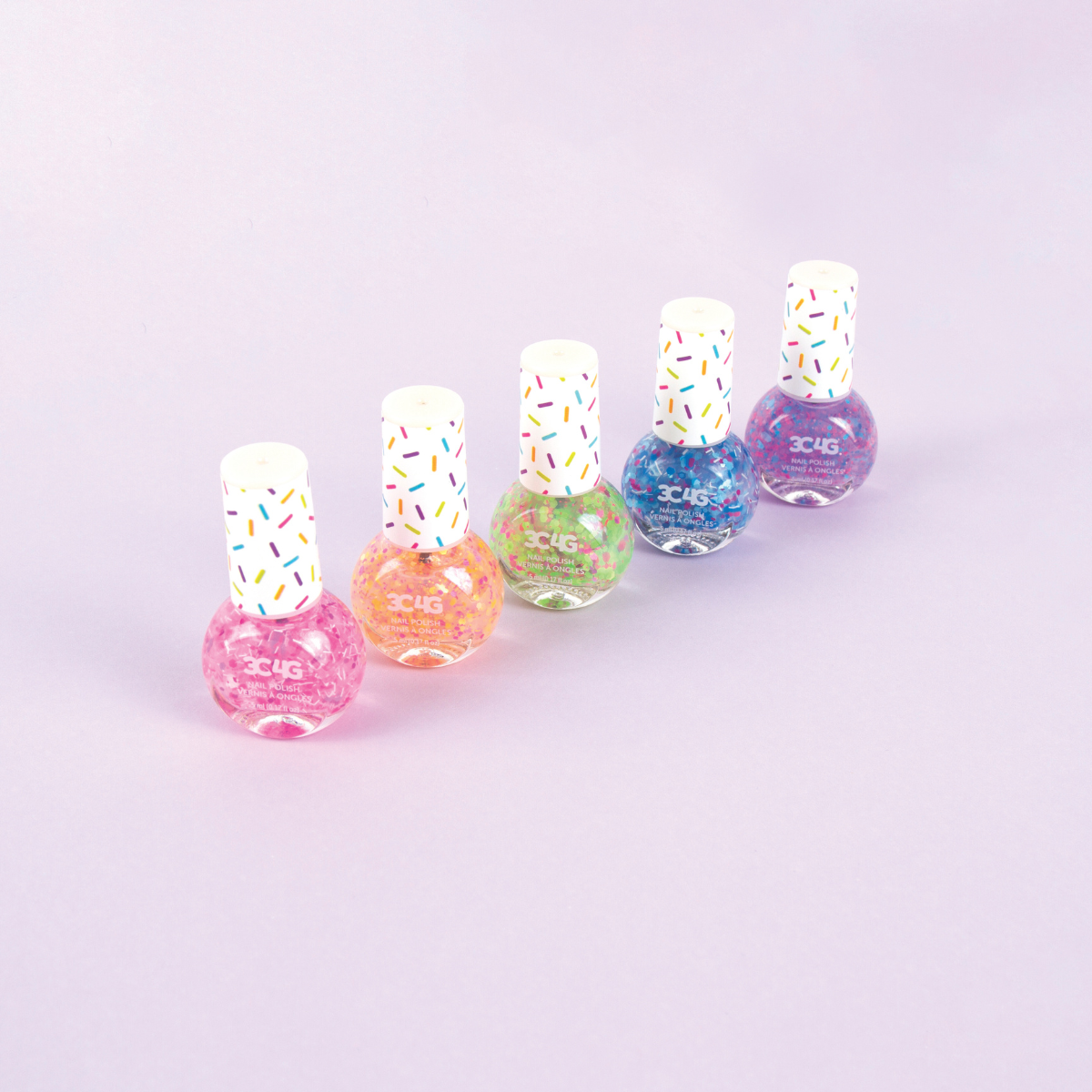 Đồ Chơi Combo 5 Sơn Móng Tay Confetti 3C4G 20270914/10012MIR