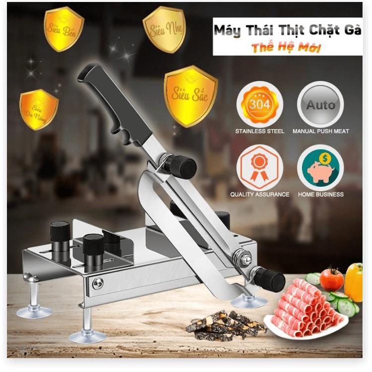 Máy Thái Thịt Chặt Gà Japan Stainless Steel