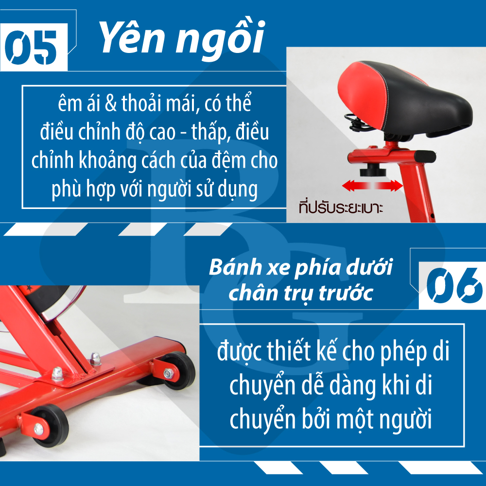 Xe đạp tập tại nhà thể dục thể thao, gym, fitness Spining Bike - giúp tăng cơ, giảm mỡ hiệu quả