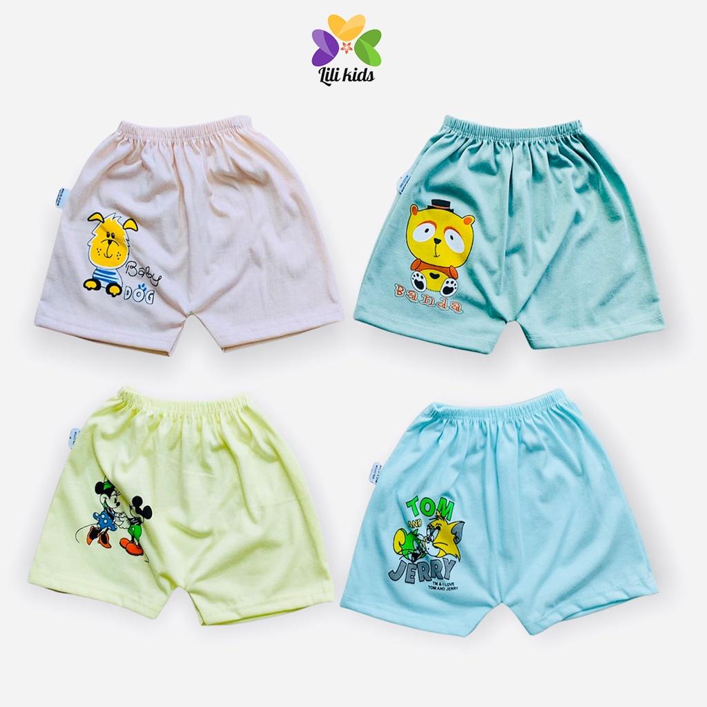 Quần Chục LILI.KIDS Cho Bé Quần Ngắn Cotton Cho Bé Trai Bé Gái In Mông QC02