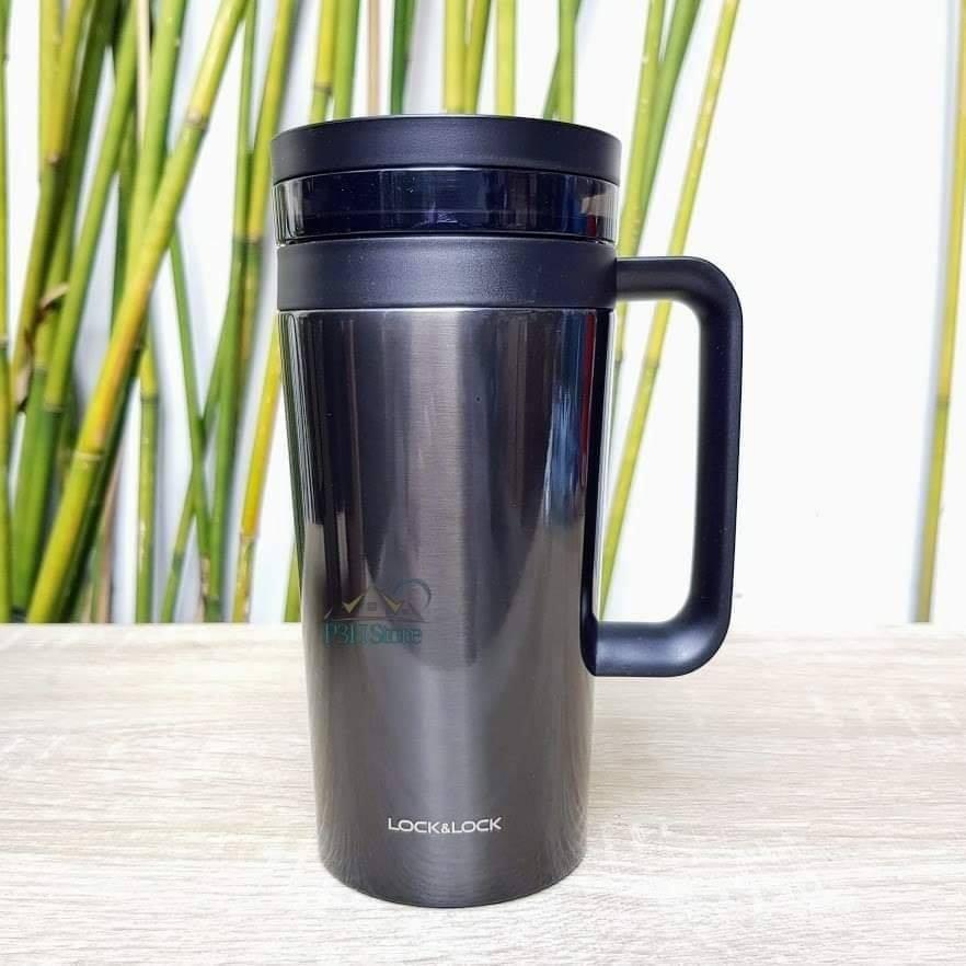 Ly Giữ Nhiệt Lock&amp;Lock Coffee Filter Mug LHC4197 580ml Bằng Inox - Hàng Chính Hãng, Có Lưới Lọc Trà, Coffee