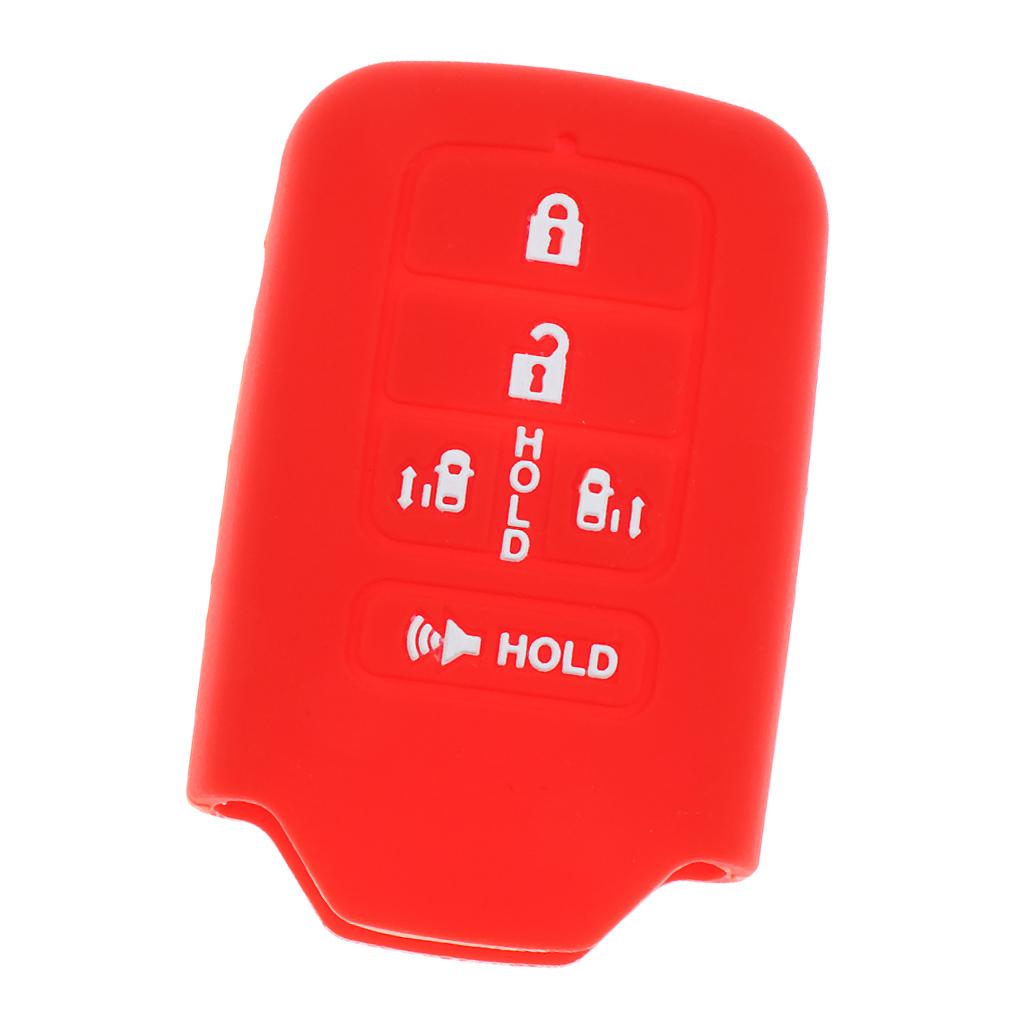 Car 6 Buttons Silicone Key  Fob  Case For