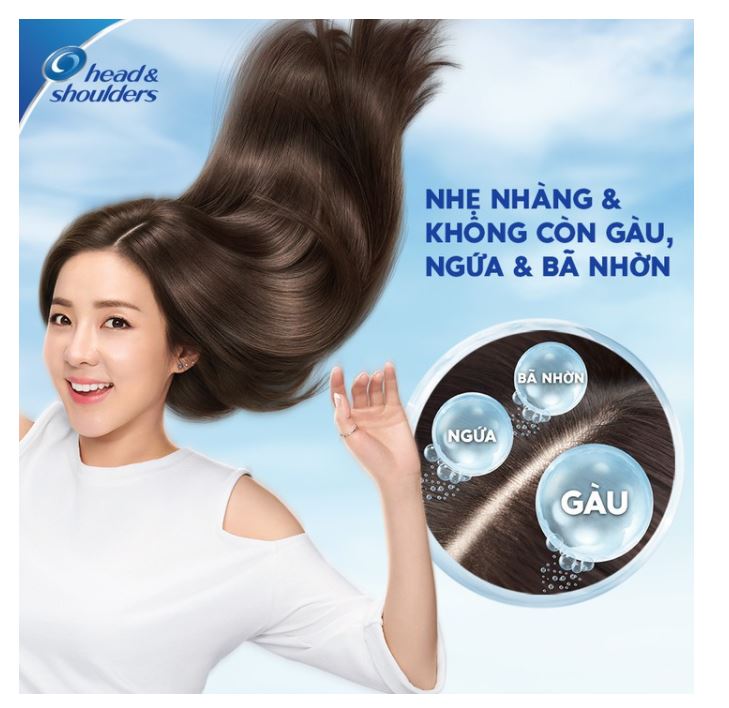 COMBO 2 Chai dầu gội Head&amp;Shoulders Bạc hà 850ml