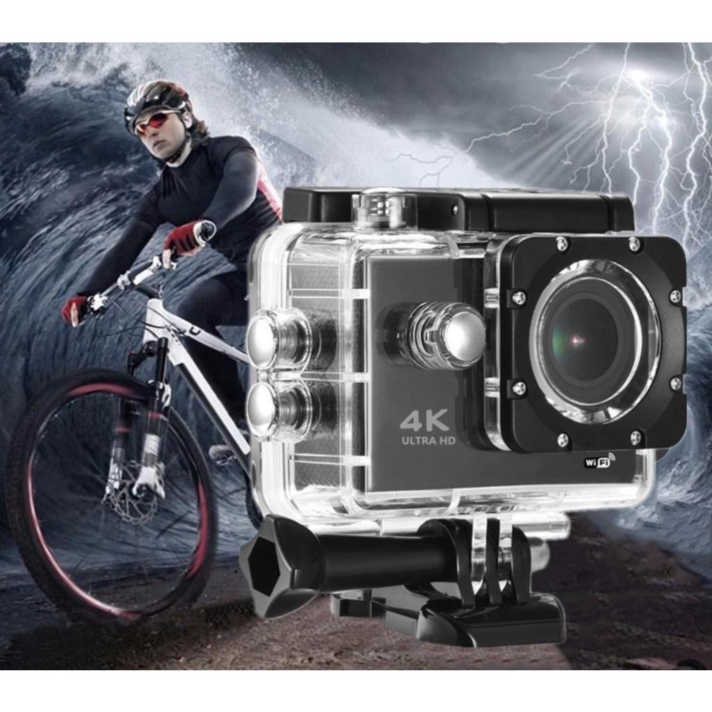 Camera hành trình Sport 4K UltraHD chống rung, chống nước- Hỗ trợ kết nối WIFI