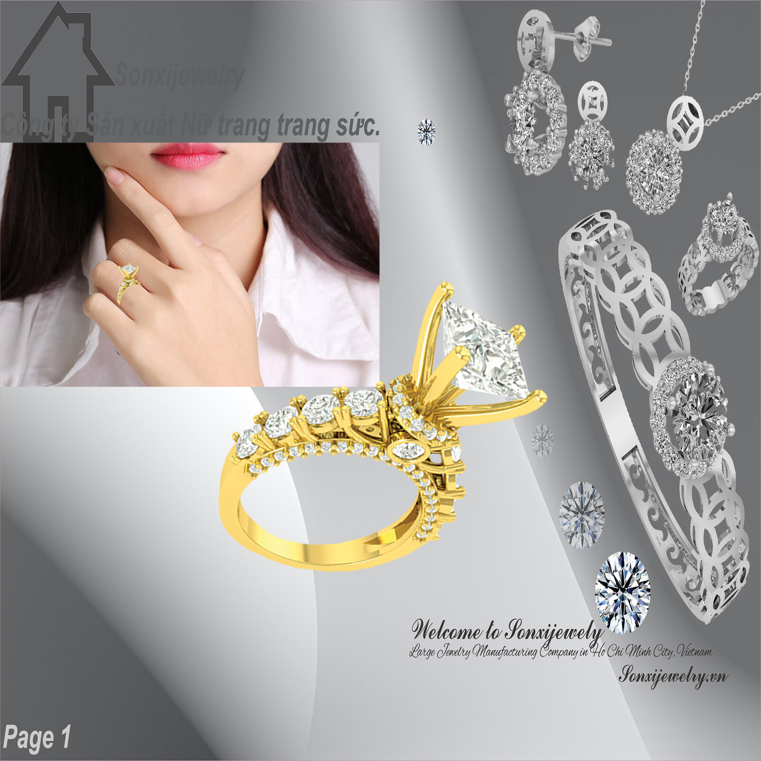 NHẪN NỮ XI MẠ MẪU ĐẸP 702