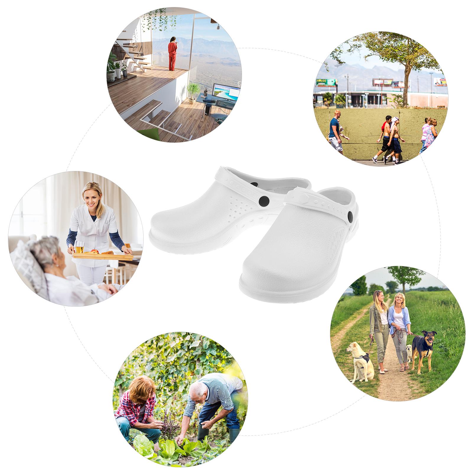 Dép nhựa Unisex chống trượt có quai, trọng lượng nhẹ, thiết kế mang thoải mái