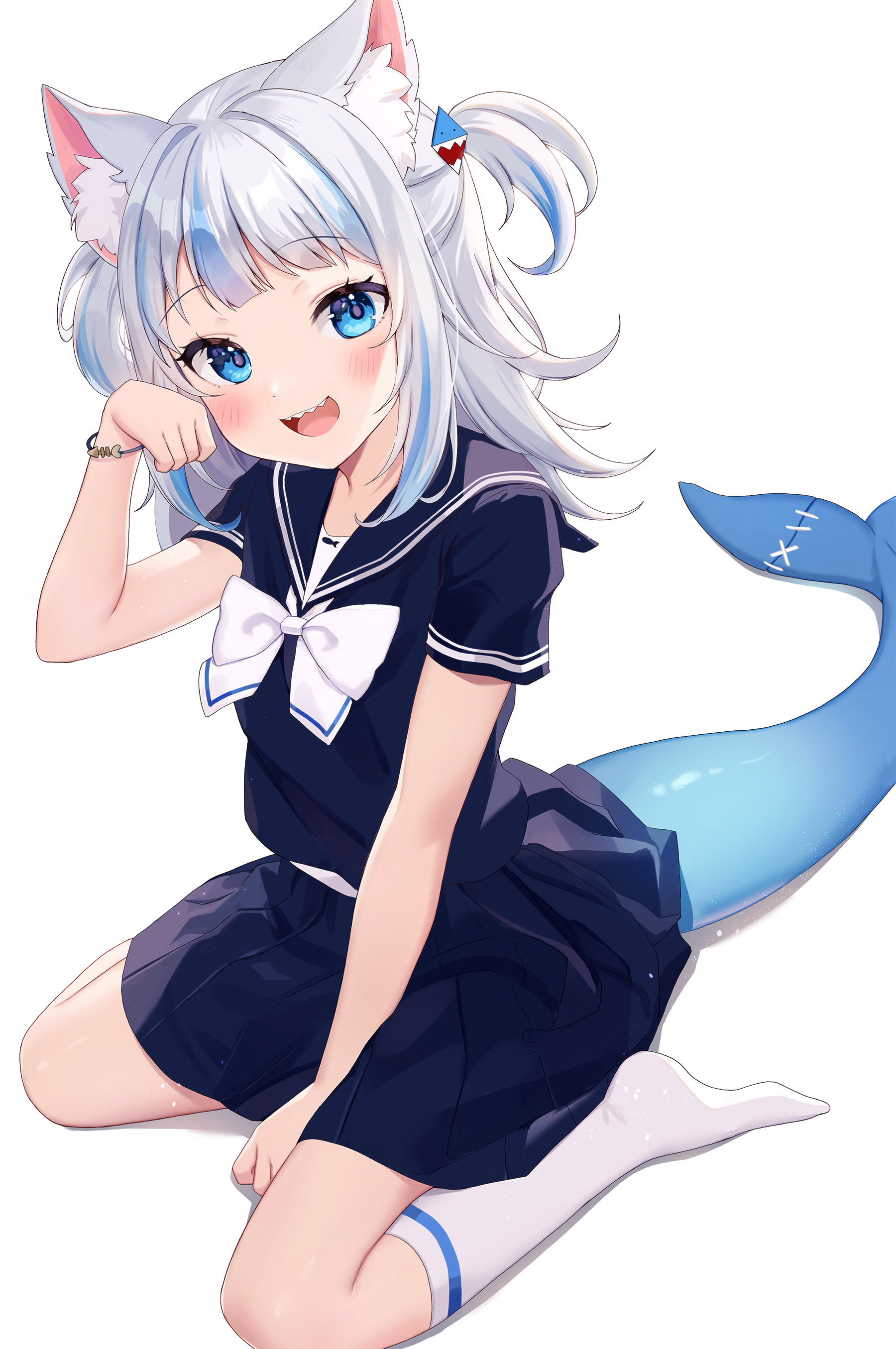 SET 3 Tranh Poster Gawr Gura-Hololive A4 21cmx30cm