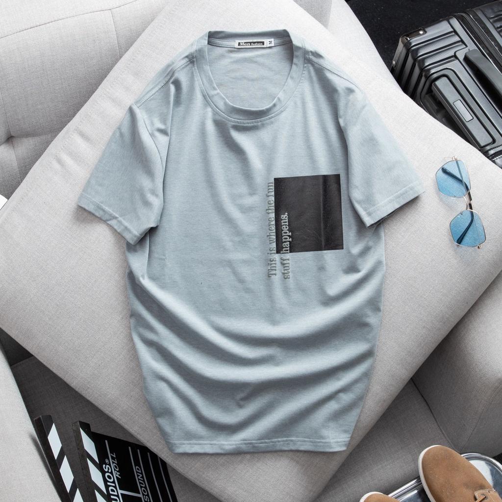 ÁO THUN COTTON CỔ TRÒN Y HÌNH