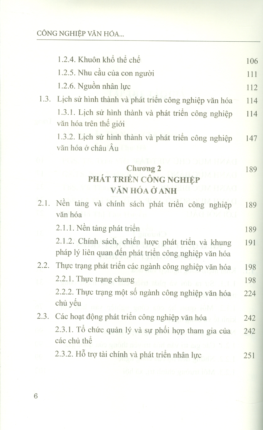 Công Nghiệp Văn Hóa Một Số Nước Châu Âu Và Kinh Nghiệm Cho Việt Nam (Sách chuyên khảo) - Viện Hàn lâm Khoa học Xã hội Việt Nam - Viện nghiên cứu Châu Âu - Nguyễn Thị Ngọc chủ biên