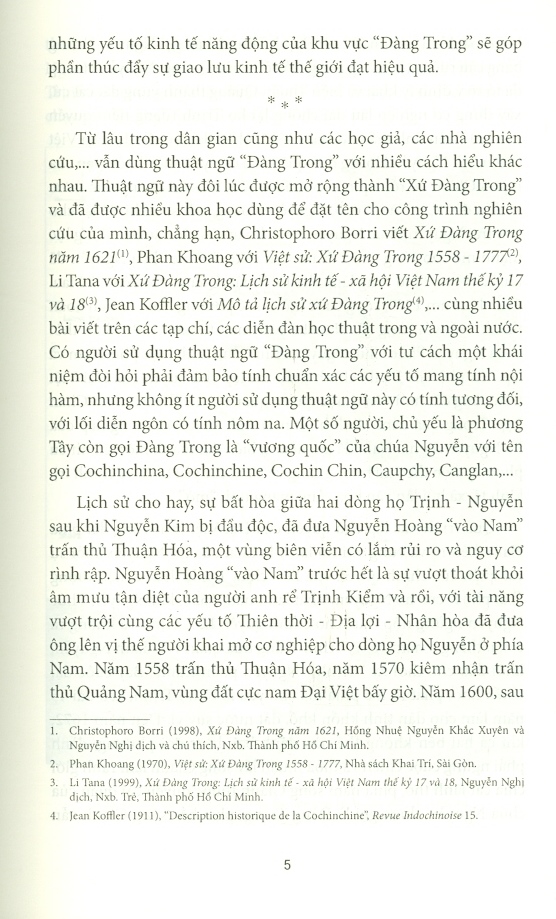 Đàng Trong - Lịch Sử Và Văn Hóa