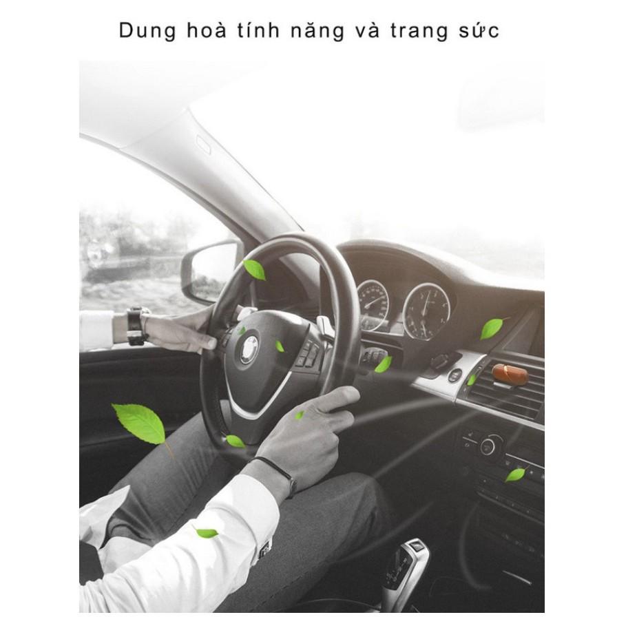 Nước hoa kẹp khe điều hoà tạo hương thơm khử mùi dùng trên ô tô -hình trái tim