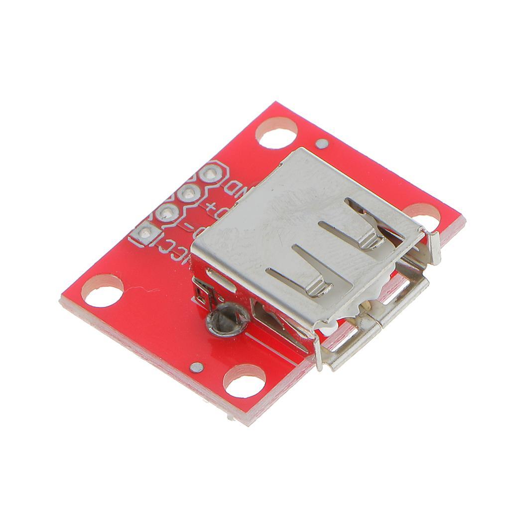 8-9pack USB Type A Female Connector Breakout Charging Charger Board Module 5V