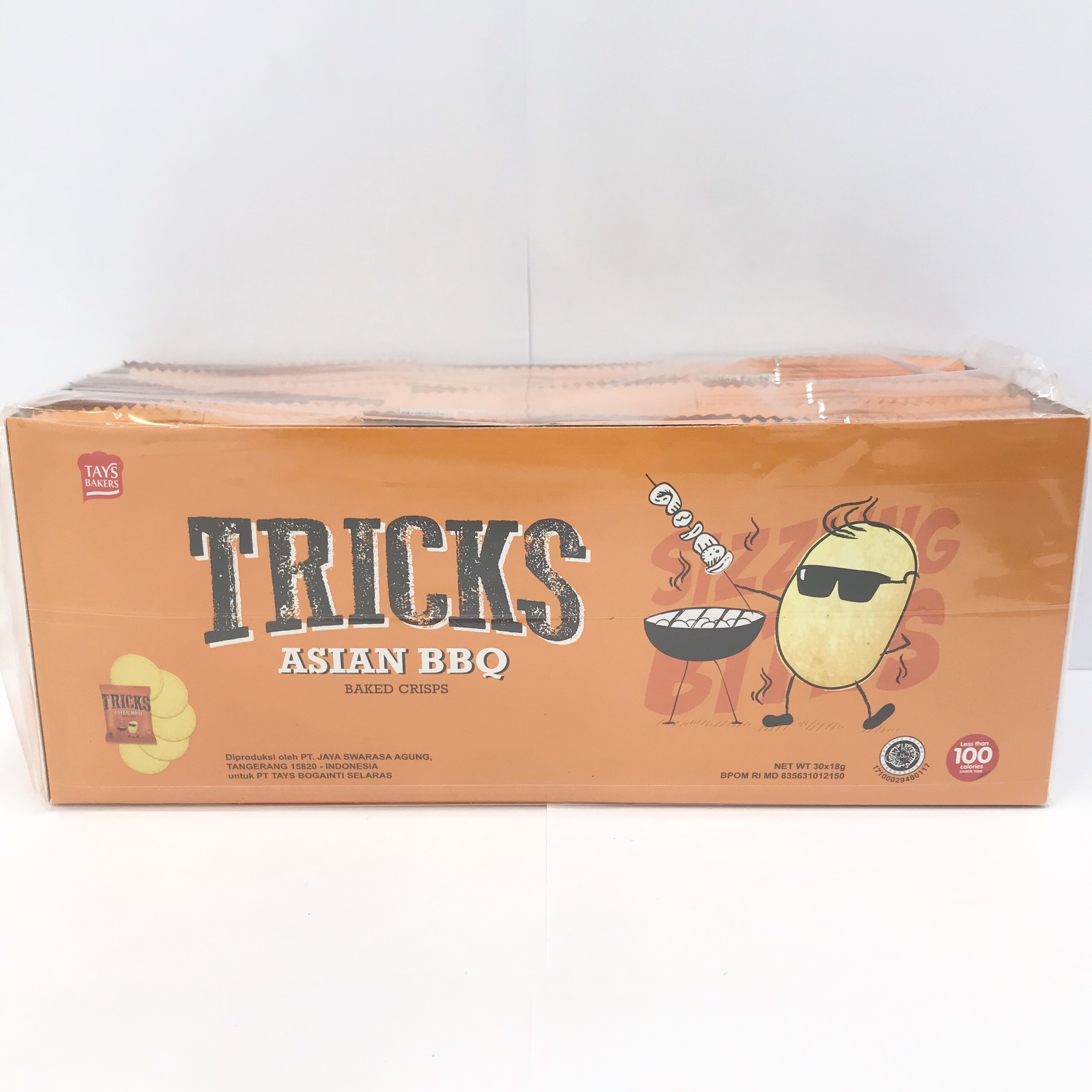 Bánh Crackers Khoai Tây Nướng Tricks Vị BBQ Châu Á