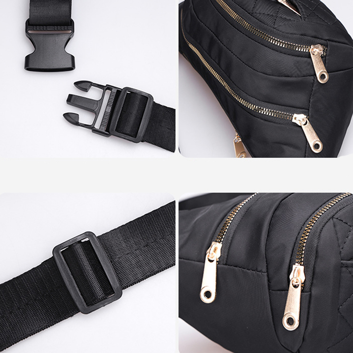 Túi đeo bụng, đeo chéo chống nước, chống xước trần ô quả trám size 32cm TUI-039