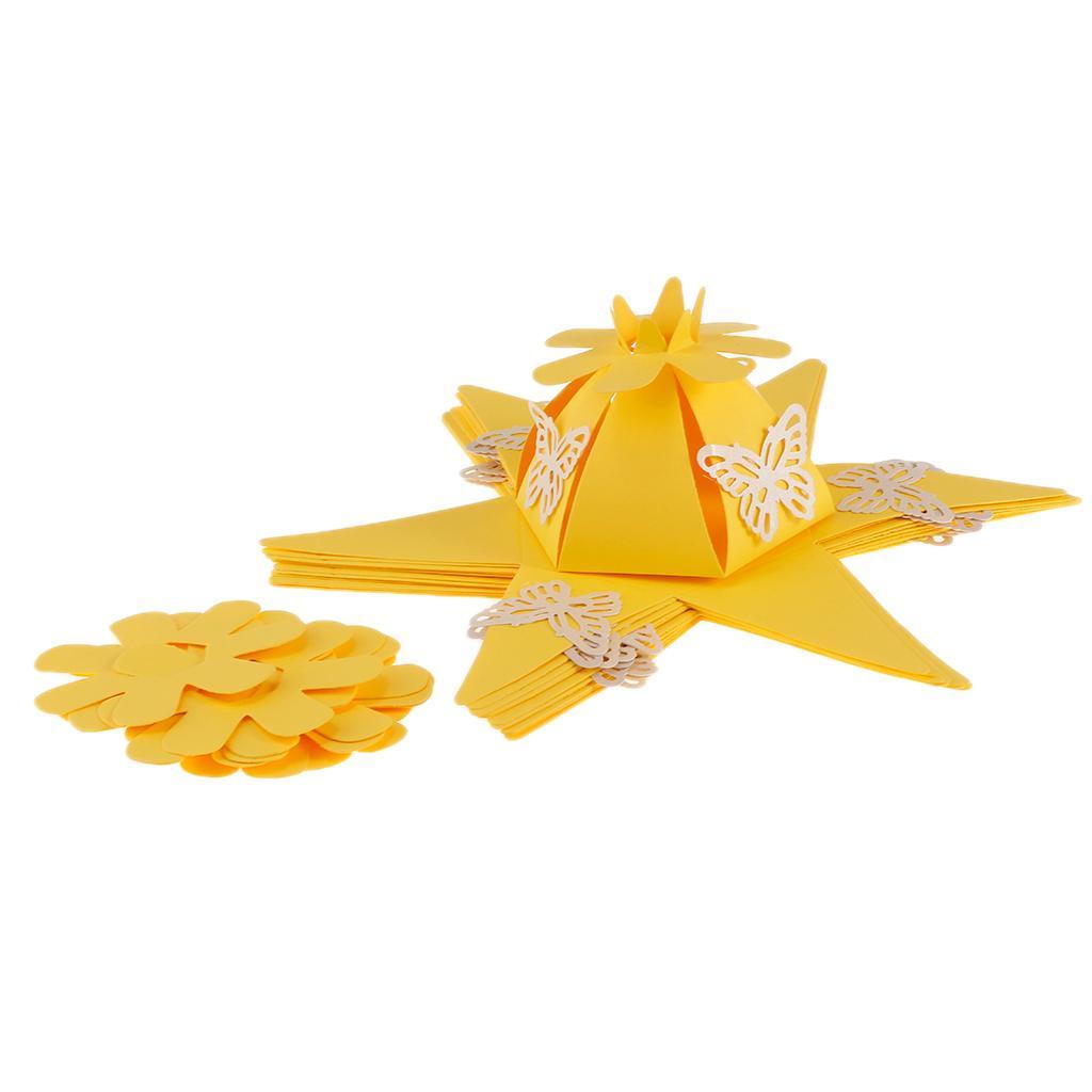 12pcs Novelty Butterfly Candy Gift Boxes DIY Wedding Birthday Favors