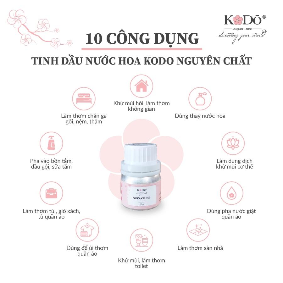 Tinh Dầu Nước Hoa Nguyên Chất Kodo Rain 3 Tầng hương Thơm độc đáo 10ml