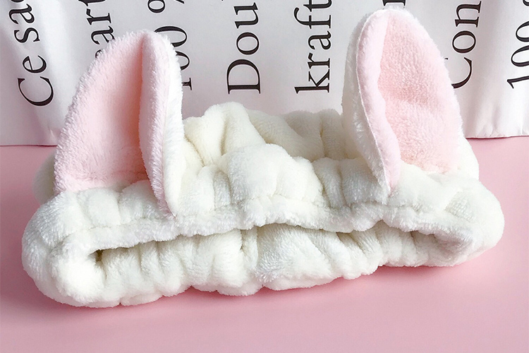 Băng Đô Vai Nhung 3D Tai Mèo Cực Cute - Nude
