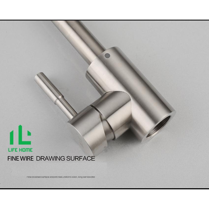Vòi rửa chén lạnh INOX SUS 304