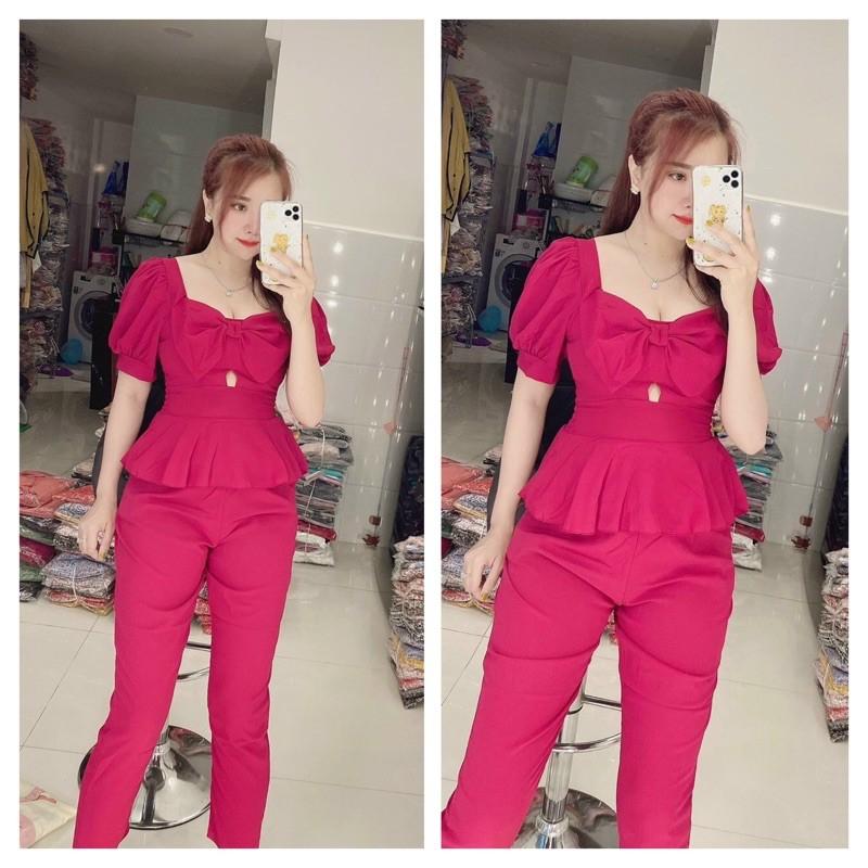 Set bộ nơ tay phồng dễ thương có mút ngực