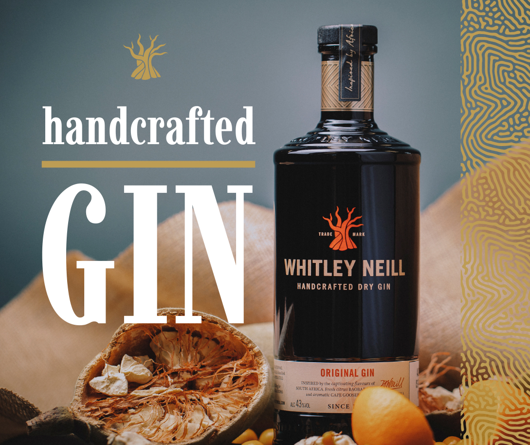 Rượu Gin Whitley Neill Original Handcrafted Dry Gin 43% 700ml