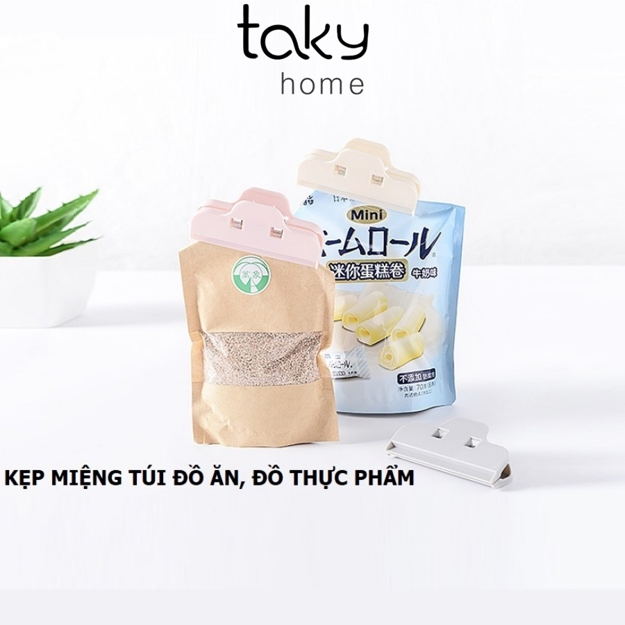 Kẹp Miệng Túi Bảo Quản Túi Bánh Kẹo, Túi Hạt, Túi Đồ Thực Phẩm, Túi Đồ Ăn Đã Mở, Tiện Dụng Thông Minh. TakyHome 5210