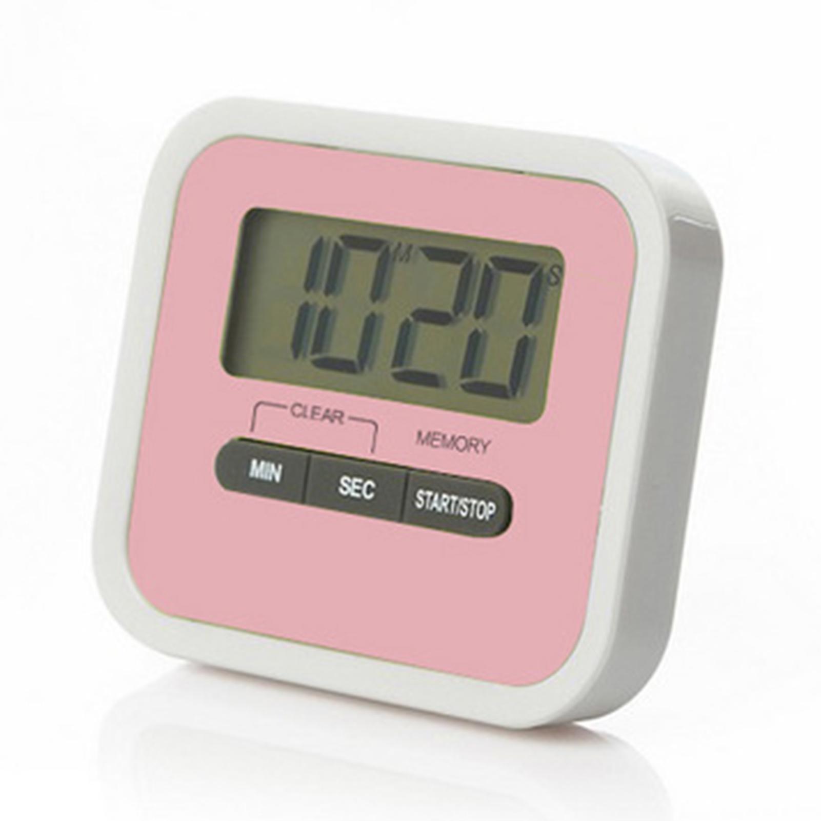 Bộ đếm thời gian kỹ thuật số có mặt sau từ tính, màn hình LCD,Báo động lớn