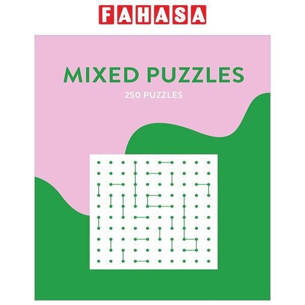 Sách ngoại văn: 250 Puzzles - Mixed Puzzles - Pink &amp; Green