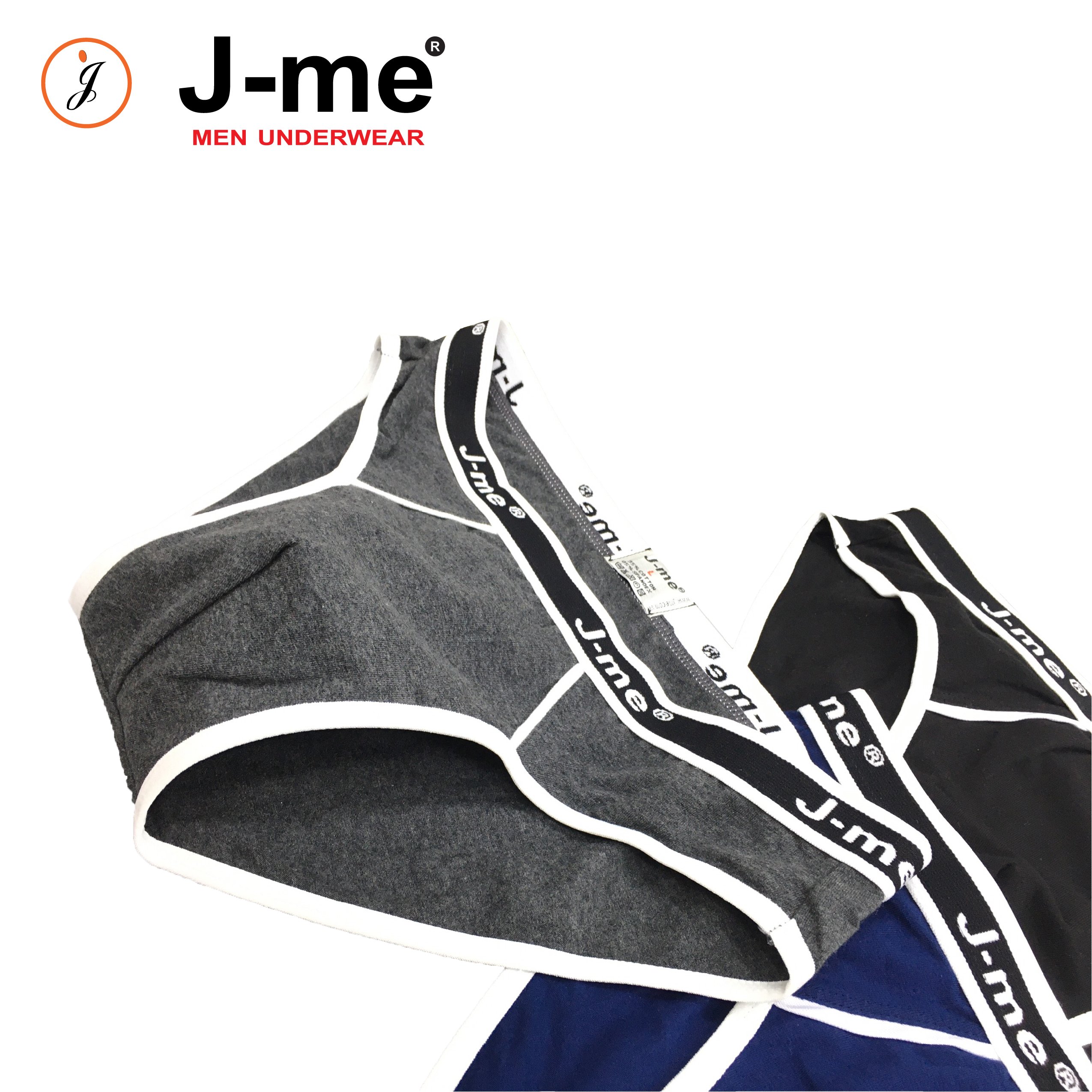 Hình ảnh Combo 3 quần lót nam J-me, Kiểu dáng tam giác ( brief), Cotton co dãn 4 chiều, thoải mái - JM046